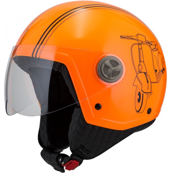 NZI Κράνος Zeta Optima Sprint Tangerine ΚΡΑΝΗ